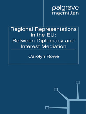 cover image of Regional Representations in the EU